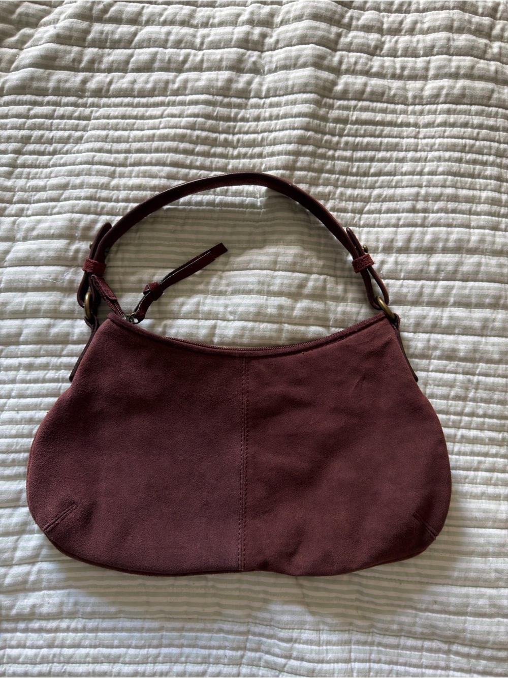 Suede Shoulder Bag